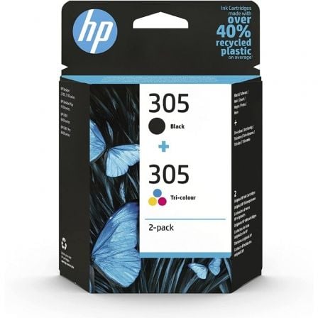 art_6zd17ae_1.jpg Cartucho de Tinta Original HP nº305 Multipack/ Negro/ Tricolor - Imagen 1