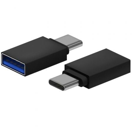art_ais-adp20a108-0717_1.jpg Adaptador USB 3.2 Aisens A108-0717/ USB Hembra - USB Tipo-C Macho/ Negro - Imagen 1
