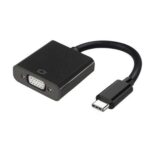 Conversor USB Tipo-C Aisens A109-0347/ USB Tipo-C - VGA Hembra/ 15cm/ Negro