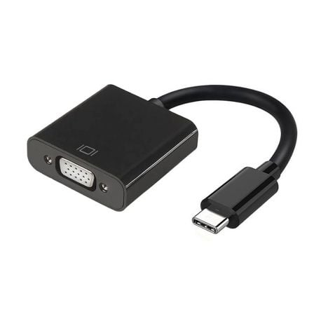 art_ais-adp20a109-0347_1.jpg Conversor USB Tipo-C Aisens A109-0347/ USB Tipo-C - VGA Hembra/ 15cm/ Negro - Imagen 1