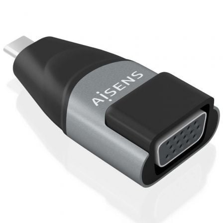 art_ais-adp20a109-0863_1.jpg Adaptador USB Tipo-C Aisens A109-0863/ USB Tipo-C Macho/ VGA Hembra - Imagen 1