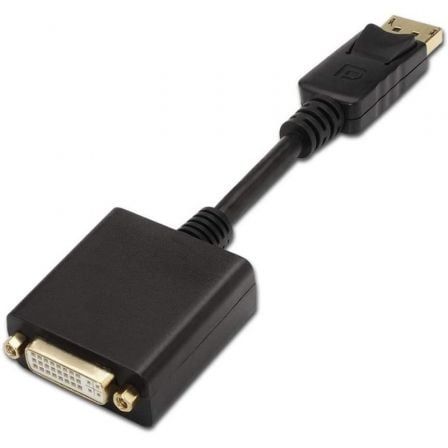 art_ais-adp20a125-0133_1.jpg Conversor Aisens A125-0133/ DisplayPort Macho - DVI Hembra/ 15cm/ Negro - Imagen 1