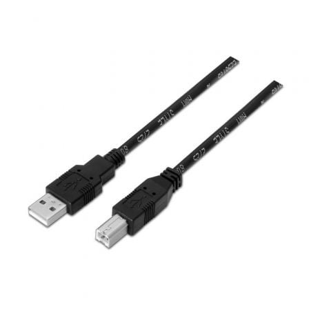 art_ais-cab20a101-0006_1.jpg Cable USB 2.0 Impresora Aisens A101-0006/ USB Tipo-B Macho - USB Macho/ 1.8m/ Negro - Imagen 1