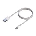 Cable USB 2.0 Lightning Aisens A102-0542/ USB Macho - Lightning Macho/ 50cm/ Blanco