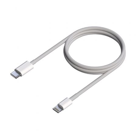 art_ais-cab20a102-0543_1.jpg Cable USB 2.0 Tipo-C Lightning Aisens A102-0543/ USB Tipo-C Macho - Lightning Macho/ 50cm/ Blanco - Imagen 1