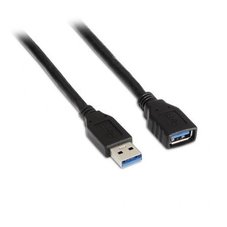 art_ais-cab20a105-0041_1.jpg Cable Alargador USB 3.0 Aisens A105-0041/ USB Macho - USB Hembra/ Hasta 9W/ 625Mbps/ 1m/ Negro - Imagen 1