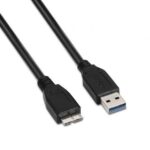 Cable USB 3.0 Aisens A105-0044/ USB Macho - MicroUSB Macho/ 5Gbps/ 2m/ Negro