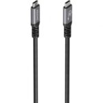 Cable USB 3.2 Tipo-C Aisens  A107-0992/ USB Tipo-C Macho - USB Tipo-C Macho/ Hasta 60W/ 5Gbps/ 10m/ Negro