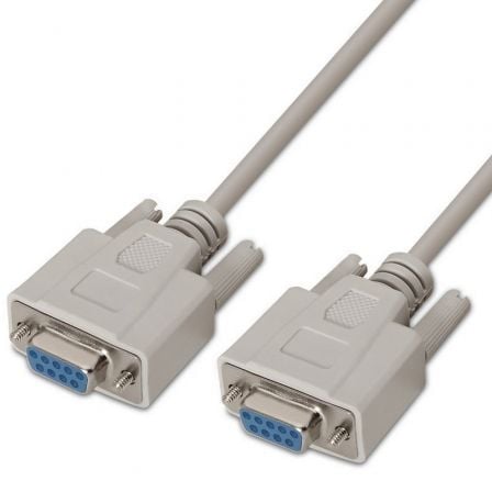 art_ais-cab20a112-0066_1.jpg Cable Serie RS232 Aisens A112-0066/ DB9 Hembra - DB9 Hembra/ Hasta 0.15W/ 1.6Mbps/ 1.8m/ Beige - Imagen 1
