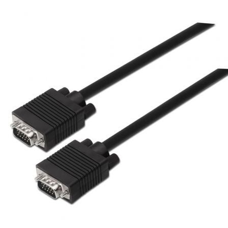 art_ais-cab20a113-0069_1.jpg Cable SVGA Aisens A113-0069/ VGA Macho - VGA Macho/ Hasta 3W/ 10Mbps/ 3m/ Negro - Imagen 1