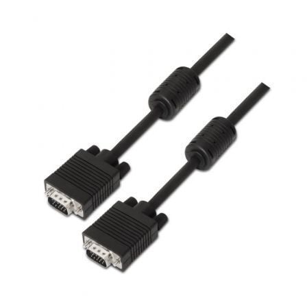 art_ais-cab20a113-0072_1.jpg Cable SVGA Aisens A113-0072/ VGA Macho - VGA Macho/ Hasta 3W/ 10Mbps/ 3m/ Negro - Imagen 1