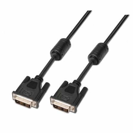art_ais-cab20a117-0086_1.jpg Cable DVI Aisens A117-0086/ DVI-D Macho - DVI-D Macho/ Hasta 3W/ 10Mbps/ 1.8m/ Negro - Imagen 1