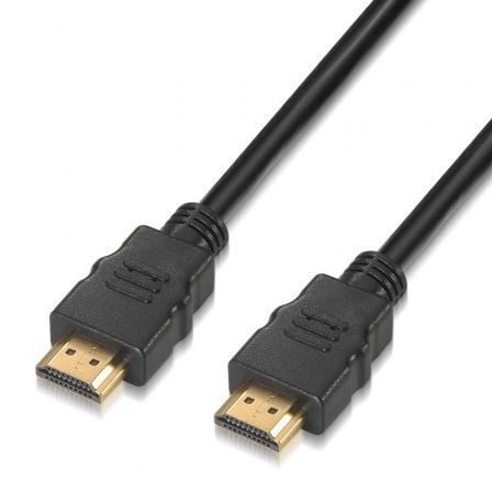 art_ais-cab20a120-0122_1.jpg Cable HDMI 2.0 4K Aisens A120-0122/ HDMI Macho - HDMI Macho/ Hasta 10W/ 2250Mbps/ 3m/ Certificado/ Negro - Imagen 1