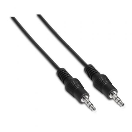 art_ais-cab20a128-0142_1.jpg Cable Estéreo Aisens A128-0142/ Jack 3.5 Macho - Jack 3.5 Macho/ Hasta 0.1W/ 1.5m/ Negro - Imagen 1