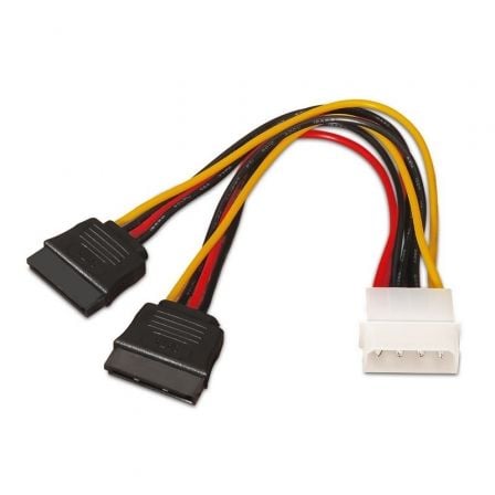 art_ais-cab20a131-0161_1.jpg Cable Duplicador de Alimentación Aisens A131-0161/ Molex 4 PIN Macho - 2x SATA Hembra/ Hasta 54W/ 20cm - Imagen 1