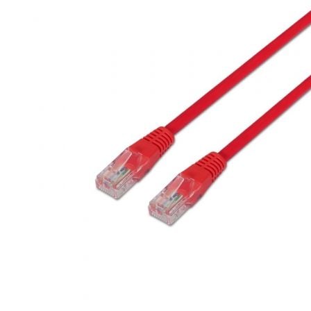 art_ais-cab20a133-0187_1.jpg Cable de Red RJ45 UTP Aisens A133-0187 Cat.5e/ 50cm/ Rojo - Imagen 1
