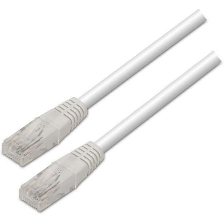 art_ais-cab20a133-0197_1.jpg Cable de Red RJ45 UTP Aisens A133-0197/ Cat.5e/ 1m/ Blanco - Imagen 1