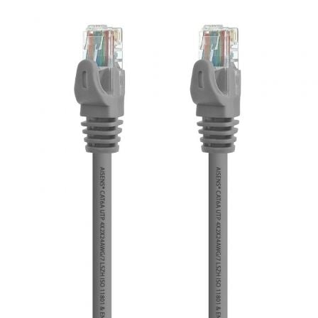 art_ais-cab20a145-0325_1.jpg Cable de Red RJ45 UTP Aisens A145-0325 Cat.6A/ 50cm/ Gris - Imagen 1
