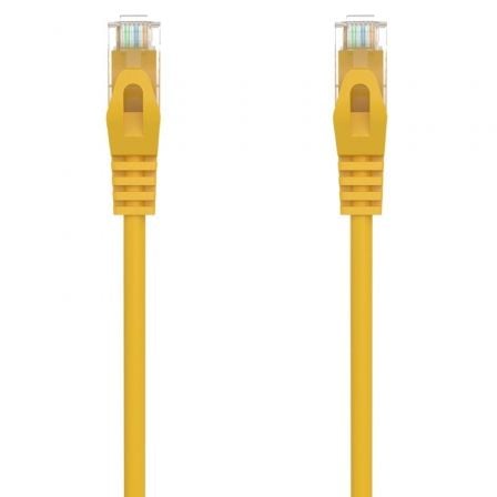 art_ais-cab20a145200565_1.jpg Cable de Red RJ45 AWG24 UTP Aisens A145-0565 Cat.6A/ LSZH/ 50cm/ Amarillo - Imagen 1