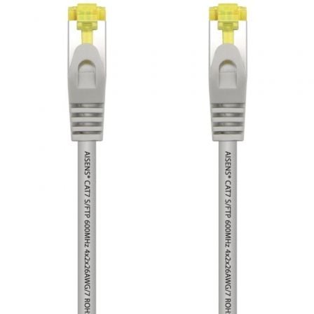 art_ais-cab20a146-0332_1.jpg Cable de Red RJ45 S/FTP Aisens A146-0332 Cat.7/ 25cm/ Gris - Imagen 1