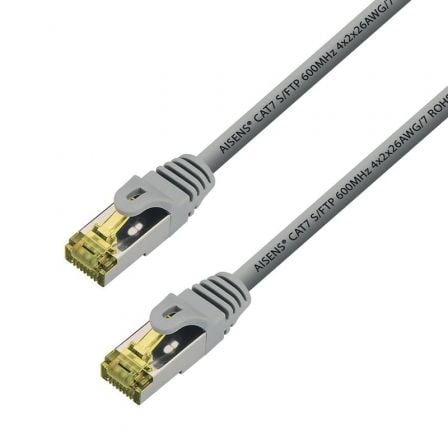 art_ais-cab20a146-0335_1.jpg Cable de Red RJ45 S/FTP Aisens A146-0335 Cat.7/ 2m/ Gris - Imagen 1
