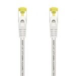 Cable de Red RJ45 SFTP Aisens A146-0490 Cat.7/ 1m/ Blanco