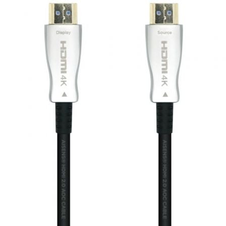 art_ais-cab20a148-0380_1.jpg Cable HDMI 2.0 AOC 4K Aisens A148-0380/ HDMI Macho - HDMI Macho/ 50m/ Negro - Imagen 1
