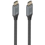 Cable HDMI 2.1 8K Aisens A150-0876/ HDMI Macho - HDMI Macho/ 5m/ Gris y Negro