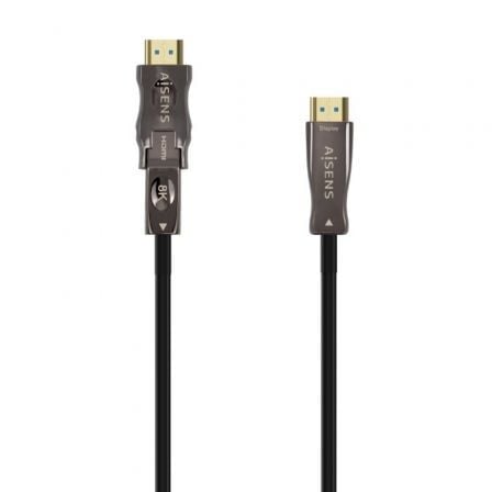 art_ais-cab20hdmi20a153-0645_1.jpg Cable HDMI 2.1 AOC 8K Desmontable Aisens A153-0645/ HDMI Macho / D Macho - HDMI Macho/ 20m/ Negro - Imagen 1
