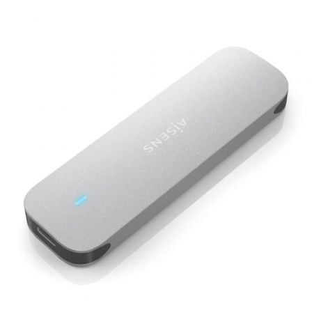 art_ais-caja20asm2-025sl_1.jpg Caja Externa para Disco SSD M.2 NVMe Aisens ASM2-025SL/ USB 3.2/ Sin tornillos - Imagen 1