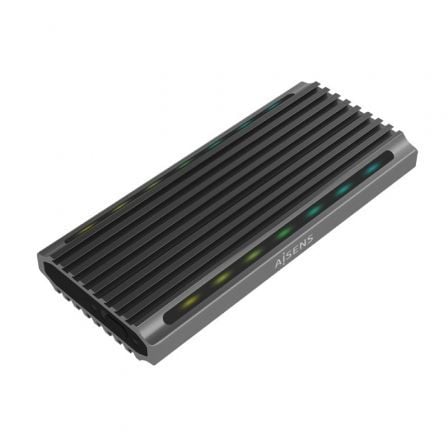 art_ais-caja20asm2-rgb011gr_1.jpg Caja Externa para Disco SSD M.2 SATA/NVMe Aisens ASM2-RGB011GR/ USB 3.2 Gen2/ Sin Tornillos - Imagen 1