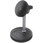 Base de carga Inalámbrica Aisens ASCH-15W3WC066-BK/ 15W/ Negro