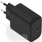 Cargador de Pared GaN Aisens A110-0970/ 1xUSB Tipo-C/ 45W/ Negro