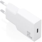 Cargador de Pared GaN Aisens A110-0997/ 1xUSB Tipo-C/ 20W/ Blanco