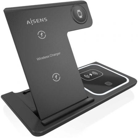 art_ais-carga20asch-15w3wc043-bk_1.jpg Base de carga Inalámbrica Aisens ASCH-15W3WC043-BK/ 15W - Imagen 1