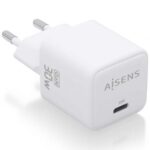 Cargador de Pared GaN Aisens ASCH-30W1P035-W/ 1xUSB Tipo-C/ 30W