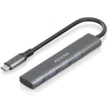 Hub USB Tipo-C 3.0 Aisens A109-0943/ 4xUSB