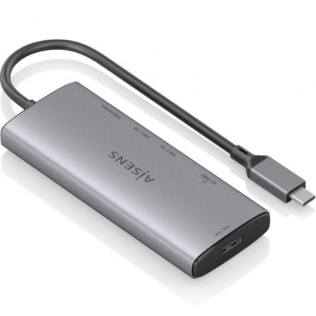 art_ais-hub20asuc-6p029-gr_1.jpg Docking USB Tipo-C Aisens ASUC-6P029-GR/ 1xHDMI 4K/ 1xUSB/ 2xUSB Tipo-C/ 1xLector de Tarjetas/ Gris - Imagen 1