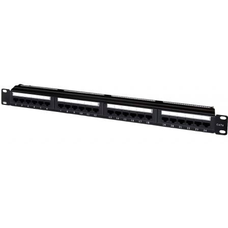 art_ais-patch20a141-0308_1.jpg Patch Panel Aisens A141-0308/ 24 Puertos/ Cat.6/ Altura 1U - Imagen 1