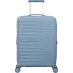 Maleta de Cabina American Tourister FastForward Spinner Expansible 55cm/ 55x40x23cm/ 4 Ruedas/ Azul