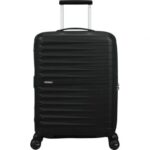 Maleta de Cabina American Tourister FastForward Spinner Expansible 55cm/ 55x40x23cm/ 4 Ruedas/ Negro