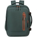 Mochila American Tourister Take2cabin S/M para Portátiles hasta 15.6"/ 26.5L/ Verde Oscuro
