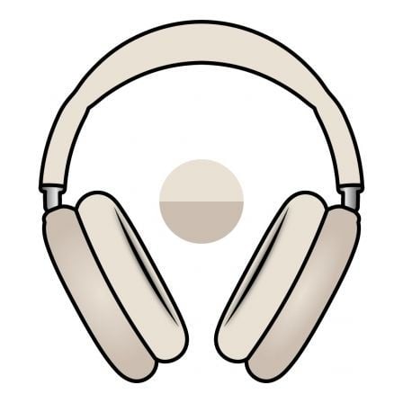 art_apl-aur20airpods20mww53zmbardera_1.jpg Auriculares Bluetooth Apple Airpods Max USB-C/ Blanco Estrella - Imagen 1