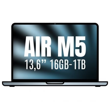 art_apl-book20air20mdhj4ybardera_1.jpg Apple Macbook Air 13,6"/ M5 10-Core CPU/ 16GB/ 1TB SSD/ 10-Core GPU/ Azul - Imagen 1