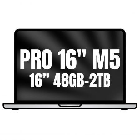 art_apl-book20pro20mge94ybardera_1.jpg Apple Macbook Pro 16"/ M5 Max 18-Core CPU/ 48GB/ 2TB SSD/ 40-Core GPU/ Plata - Imagen 1