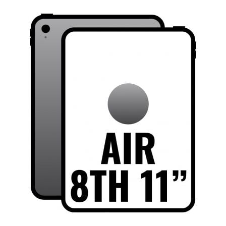 art_apl-ipad20mh304tybardera_1.jpg Apple iPad Air 11" 8th Wi-Fi/ M4/ 128GB/ Gris Espacial - Imagen 1