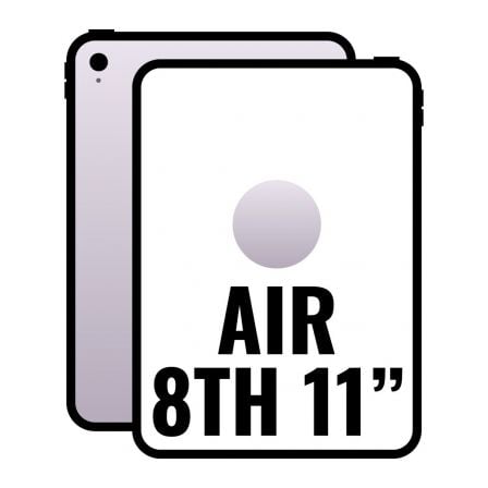 art_apl-ipad20mh7c4tybardera_1.jpg Apple iPad Air 11" 8th Wi-Fi Cell/ 5G/ M4/ 128GB/ Púrpura - Imagen 1