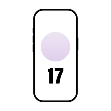 art_apl-iphone20mg6m4qlbardera_1.jpg Smartphone Apple iPhone 17 256GB/ 6.3"/ 5G/ Lavanda - Imagen 1