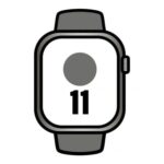 Apple Watch Series 11/ GPS/ Cellular/ 46mm/ Titanio Natural/ Correa Deportiva Gris Piedra S/M