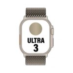 Apple Watch Ultra 3/ GPS/ Cellular/ 49mm/ Caja de Titanio Natural/ Correa Milanese M
